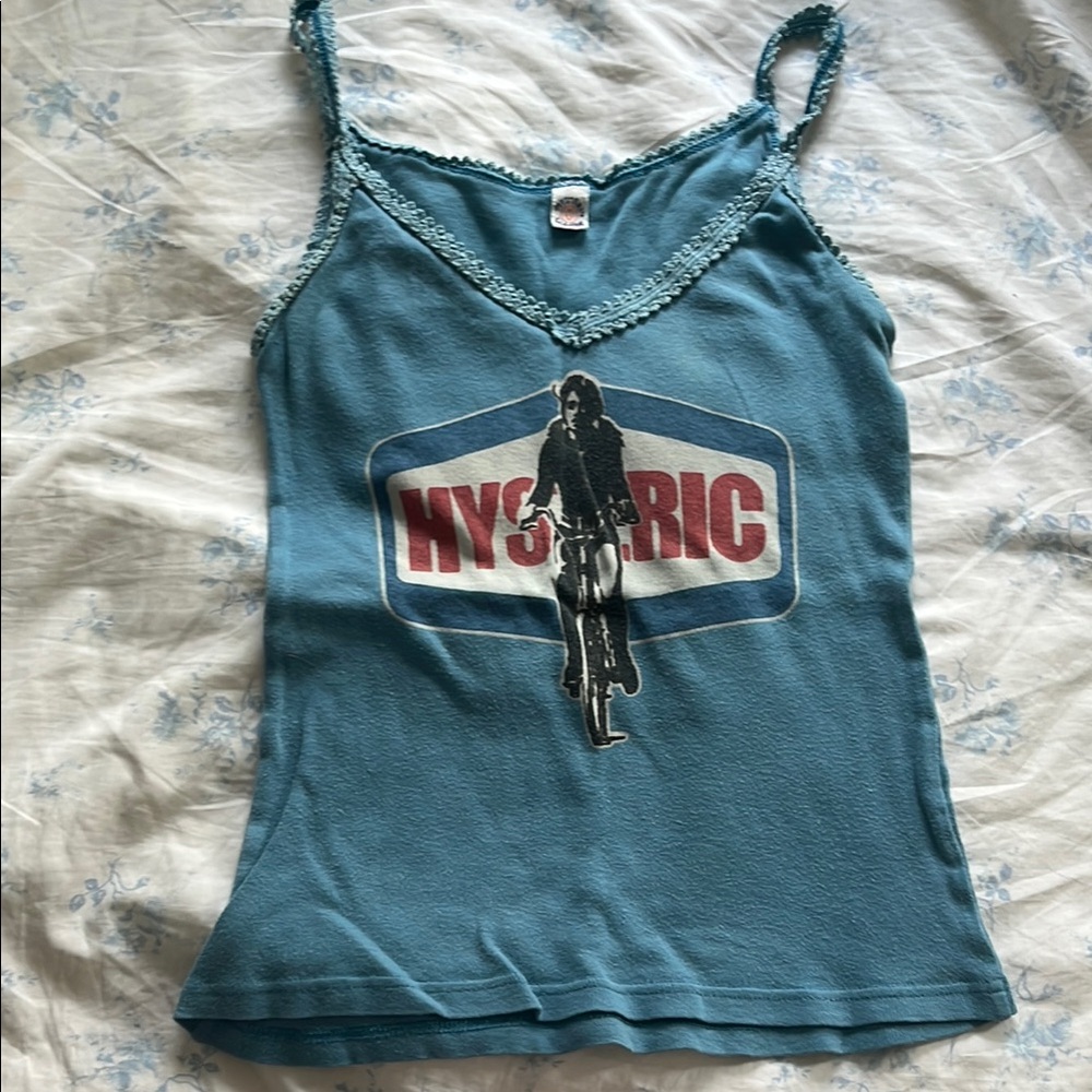 Blue Graphic Women's Top